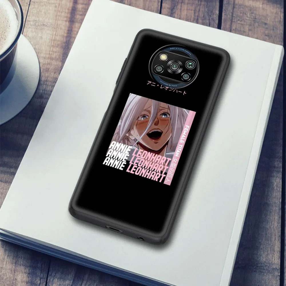 

Silicone Case Coque For Xiaomi Mi Poco X3 NFC M3 11 9T 10T Pro Note 10 Lite CC9 9 Cartoon Attack On Titan Back Cover Fundas Capa