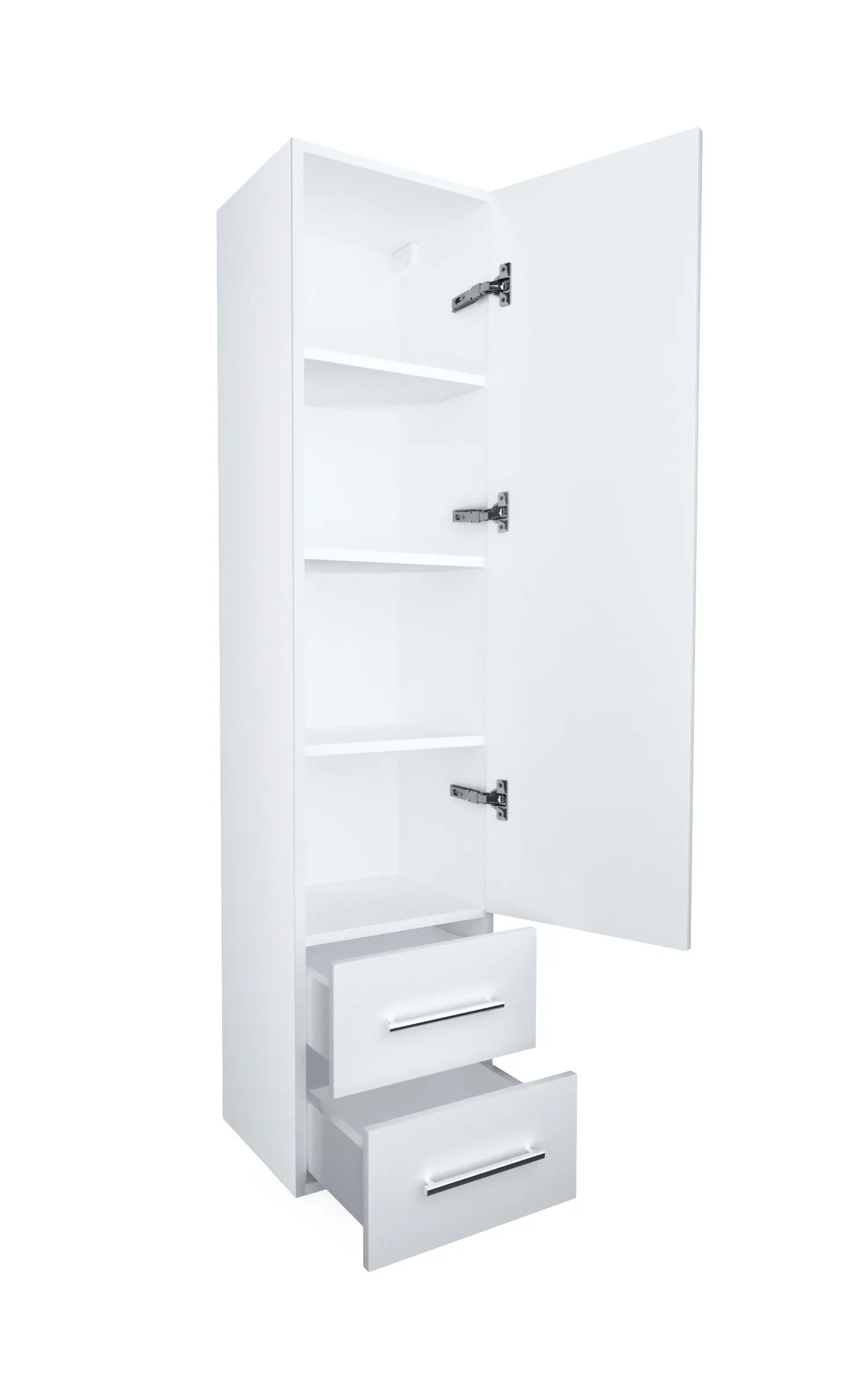 Пенал 1Marka Соната 35П 1д.2в.я. Белый глянец R |