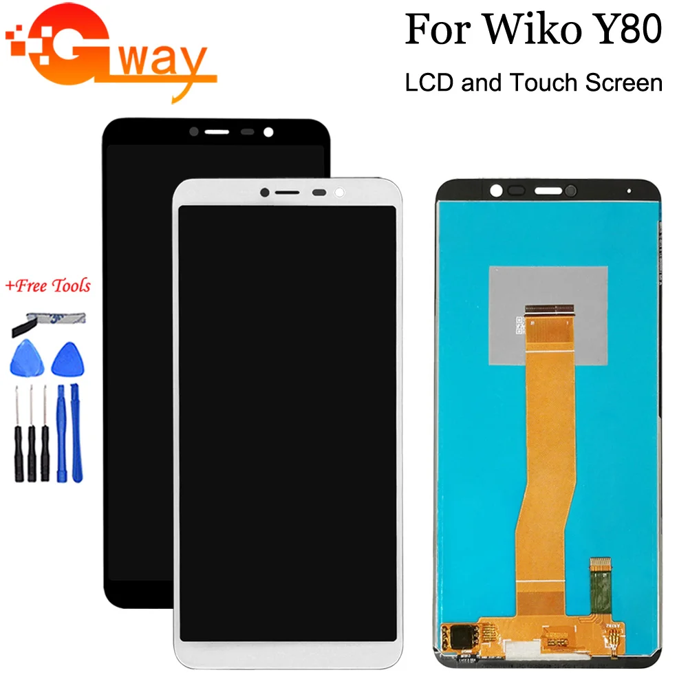 5 99 &quotдля Wiko Y80 ЖК дисплей Дисплей + кодирующий преобразователь сенсорного экрана