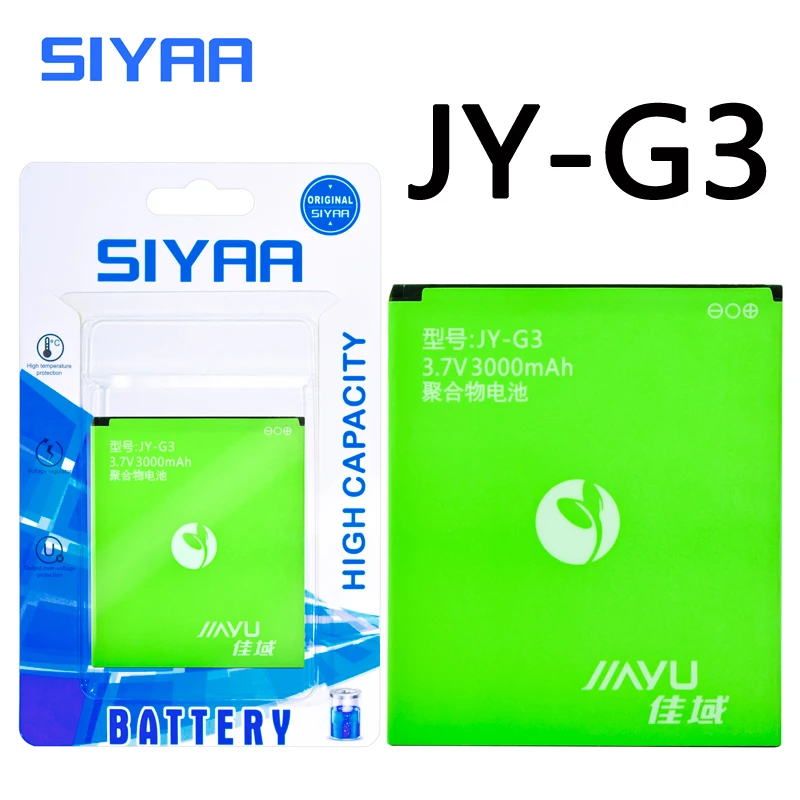 SIYAA оригинальный телефон Батарея JY-G2 JY-S3 JY-G3 JY-G4 для JIAYU G2 JYG2 JYS3 S3 JYG3 G3 G4 замена