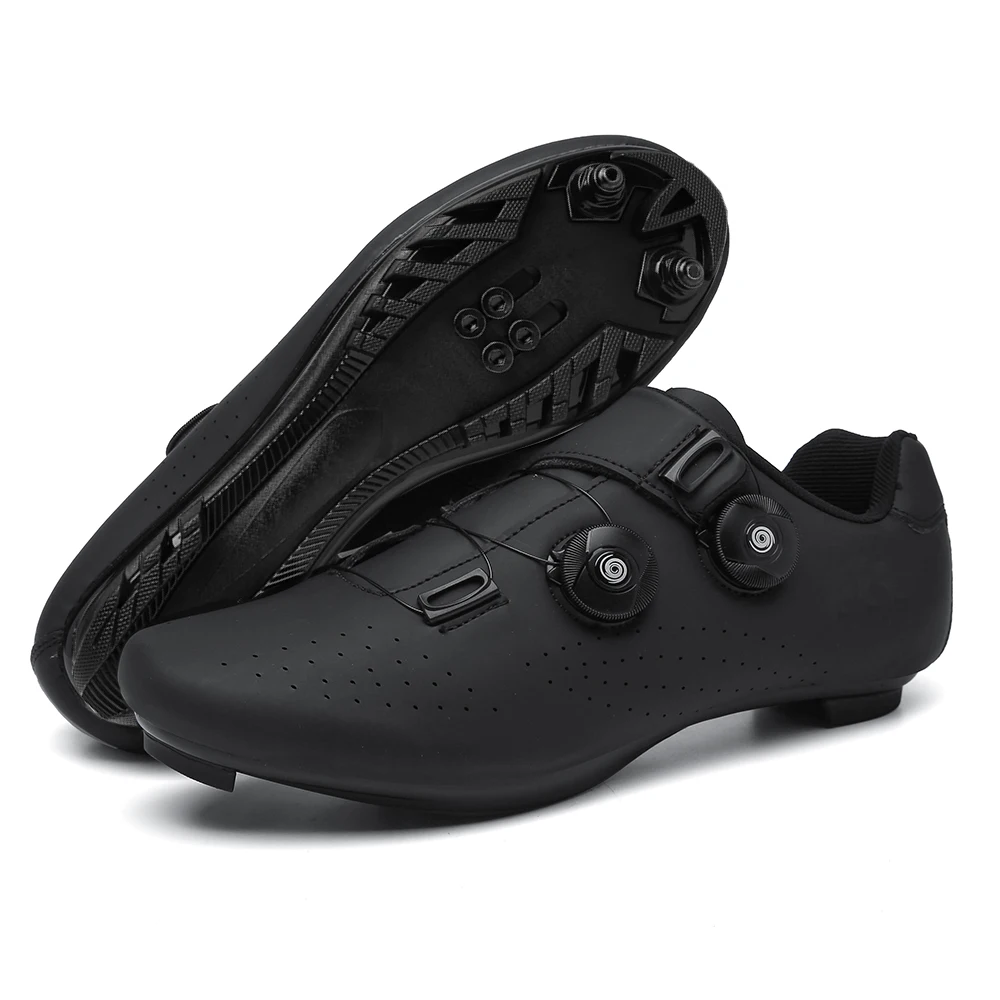 

cycling shoes cleat Self-locking mountain bike sneakers Men's Road cycling footwear Bicycle Shoes Breathable flat
