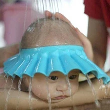 1PCS ปรับหมวกอาบน้ำเด็กป้องกันน้ำ Into หูป้องกันเด็กแชมพู Bath Wash Hair Shield หมวกกันน้ำ