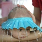 1 шт., мягкая регулируемая детская шапочка для душа, защищающая от попадания воды в уши, детский шампунь для мытья волос, водонепроницаемая шапка
