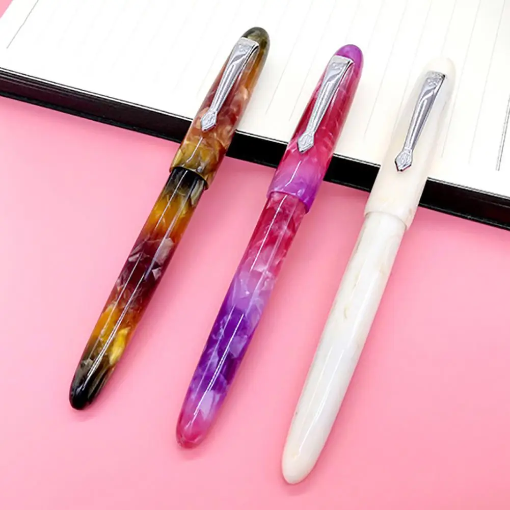 

Acrylic Fountain Pen Business Office Practice Calligraphy Writing Pen School Office Name Ink Pens Gift Stationery