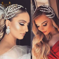 a271 crystal bridal headband wedding tiaras and crowns for bride hair jewelry headpiece wedding hair accessories women headwear