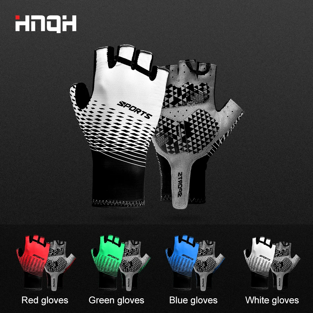 

Cycling Gloves For Men Women D122 Sports Fishing Sun Protection Breathable Sweat Absorption Non-slip Half Finger Bicycle Gloves