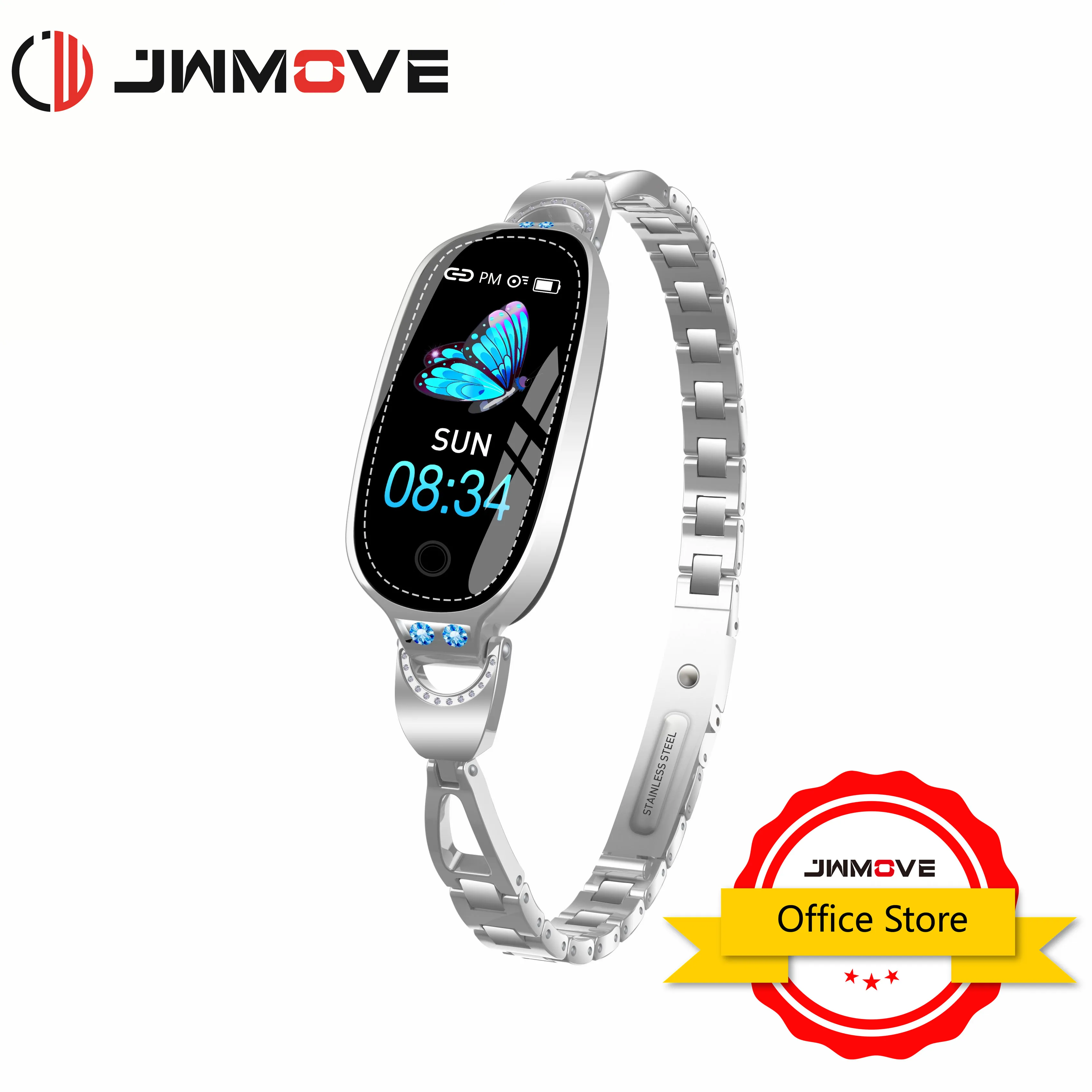 Водонепроницаемые Смарт-часы JWMOVE красивый женский браслет пульсометр монитор