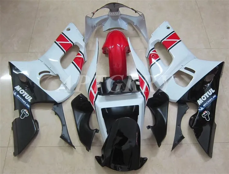 

New Fairings Kits Fit For Yamaha YZF 600 R6 98 99 00 01 02 YZF-R6 1998-2002 ABS Motorcycle Fairing set Cowling Red White