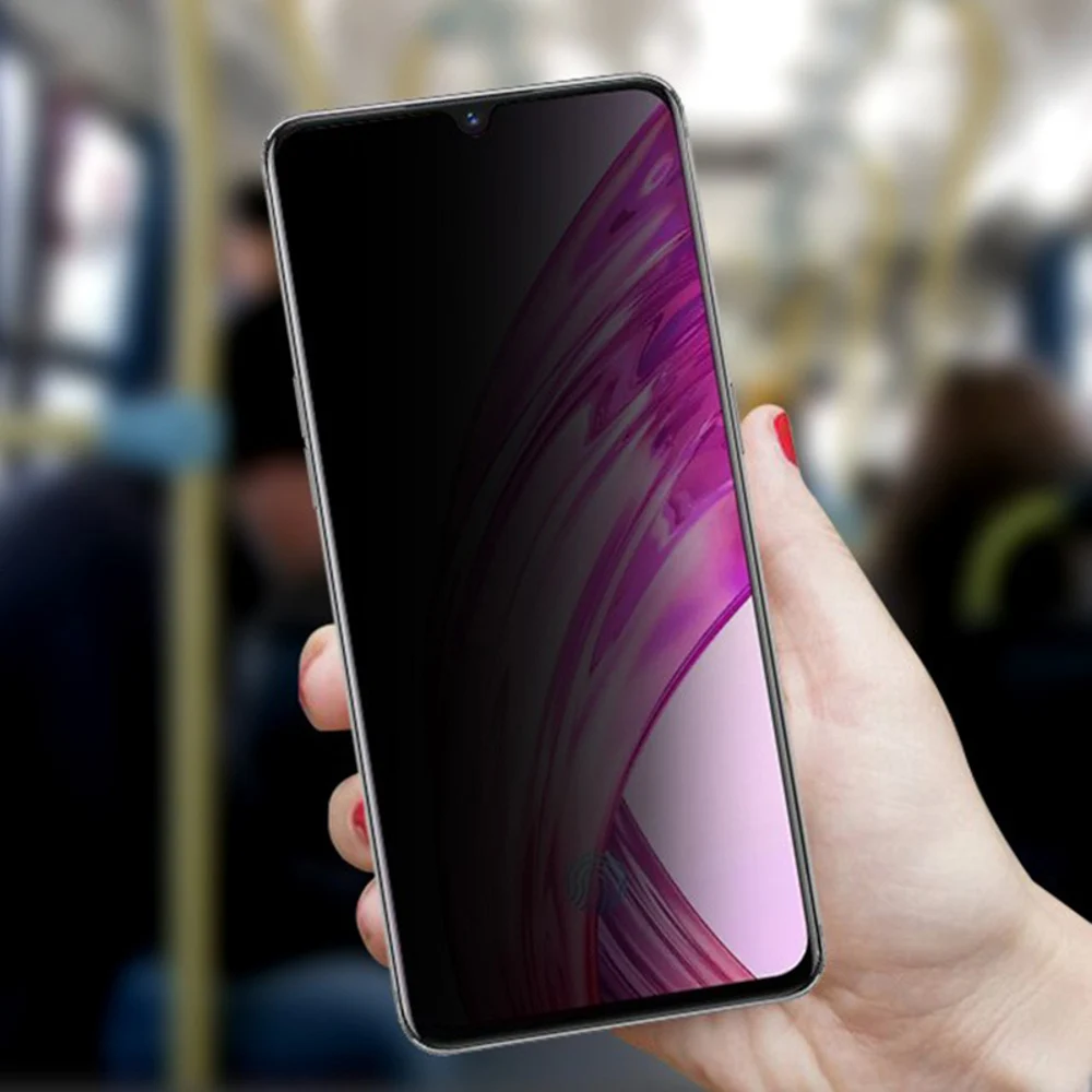 

Anti Spy Tempered Glass for OPPO Find X2 Pro F11 Pro F15 F17 F9 K1 K5 K7 R11S Plus R17 R9 Privacy Screen Protector Prevent Peek