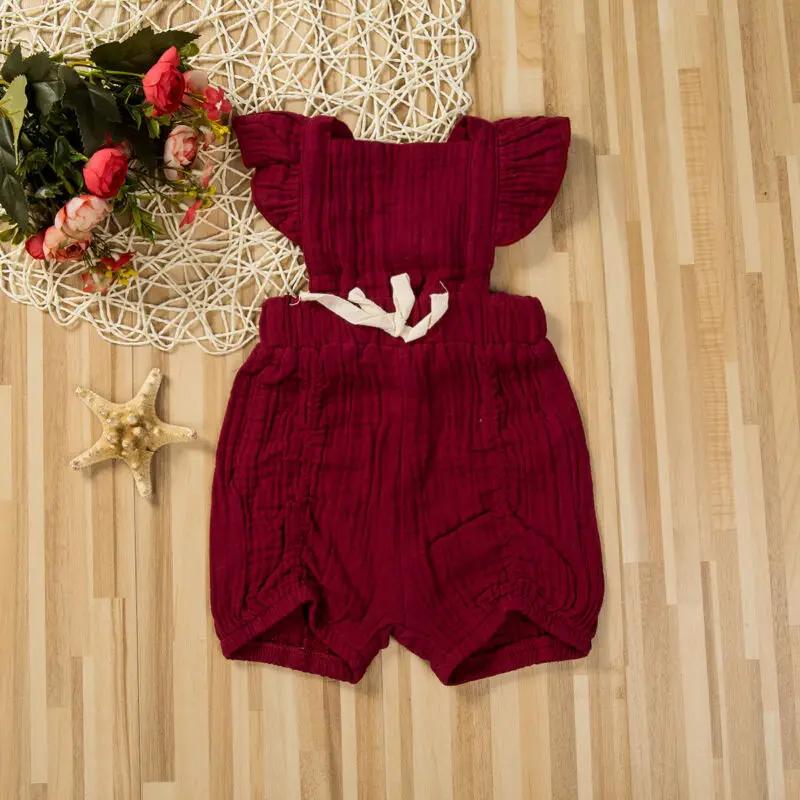 

Newborn Baby Boy Girl Cotton Bodysuit Romper Jumpsuit Clothes Outfits Sunsuit