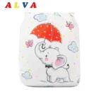 ALVABABY милые детские тканевые подгузники; Новое поступление детский тканевый подгузник С 1 шт. вставка из микрофибры