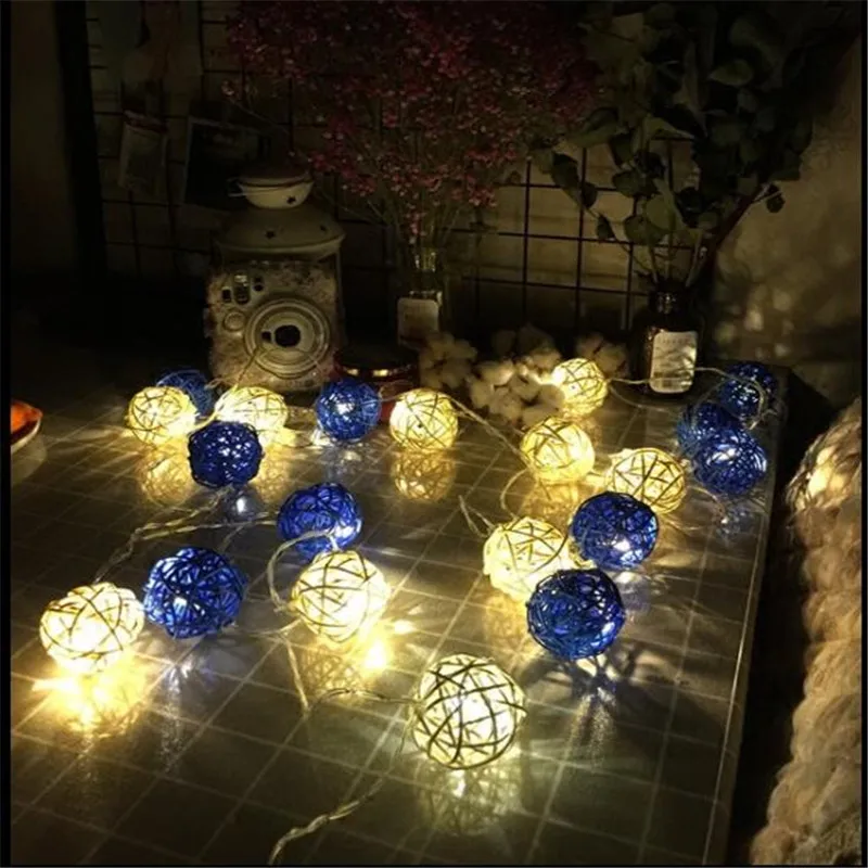 

Светодиодная гирсветильник светильник в виде шара из ротанга, 4 м