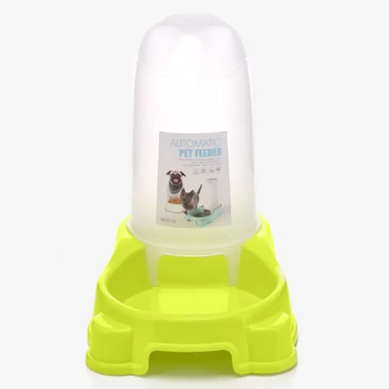 

Pet Automatic Food Water Dispenser Puppy Kitten Feeder Bowl Dog Drinker Feeding Dish K3NA
