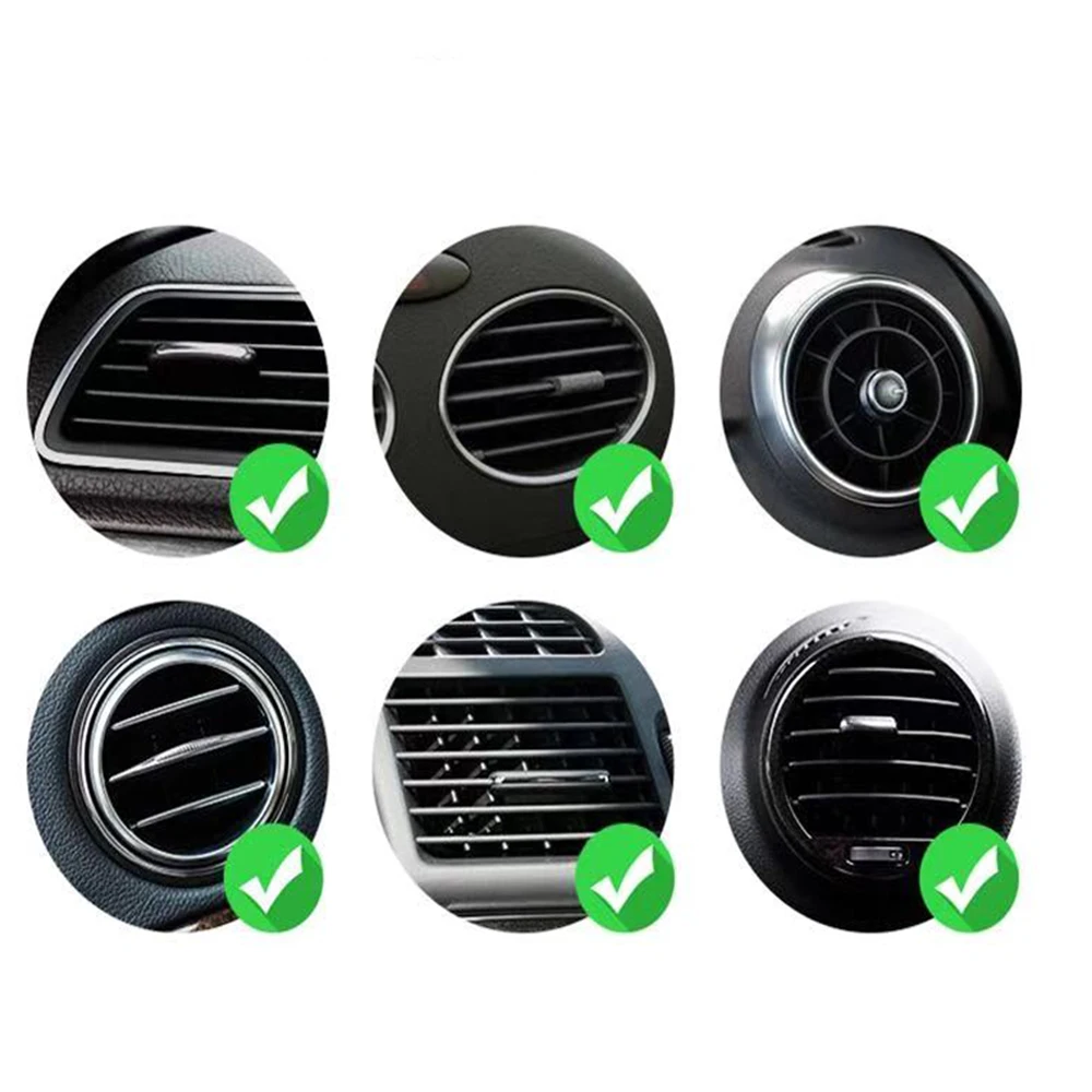 

Air Freshener Automobile Smell LED Mini Conditioning Vent Outlet Perfume Clip Fresh Aromatherapy Fragrance Alloy Car Accessories