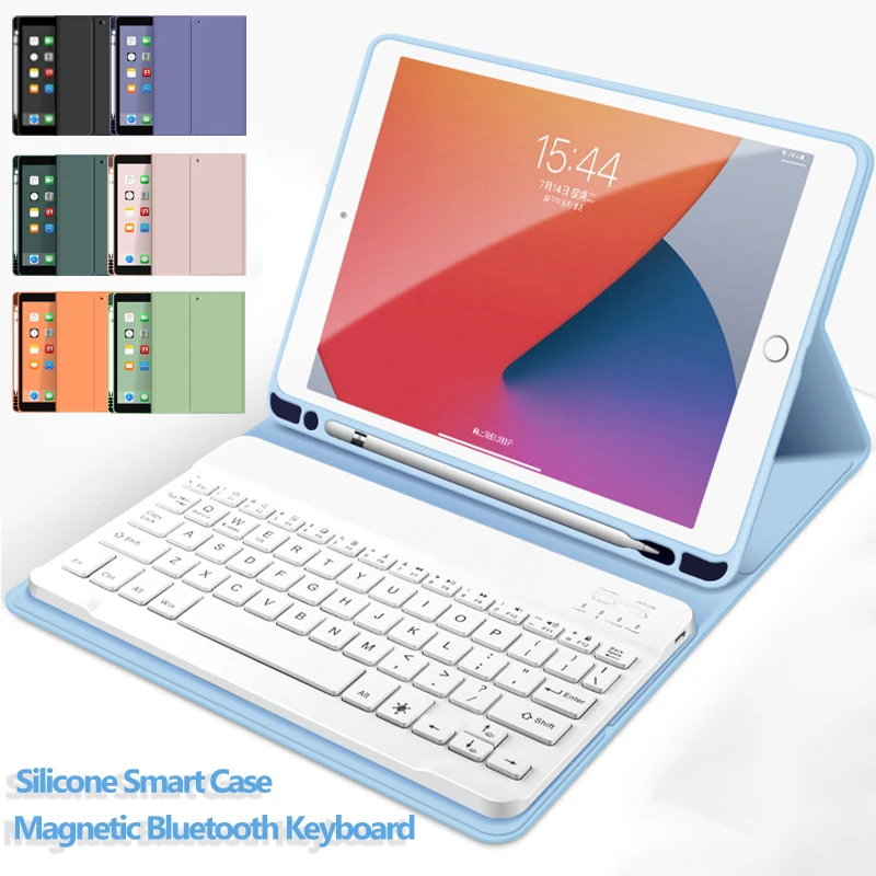 

Magnetic Keyboard Case for 2021 IPad Pro 12.9 11 10.5 9.7 inch Case Bluetooth-compatible Keyboard for iPad Air 4 3 2 1 10.9 10.2