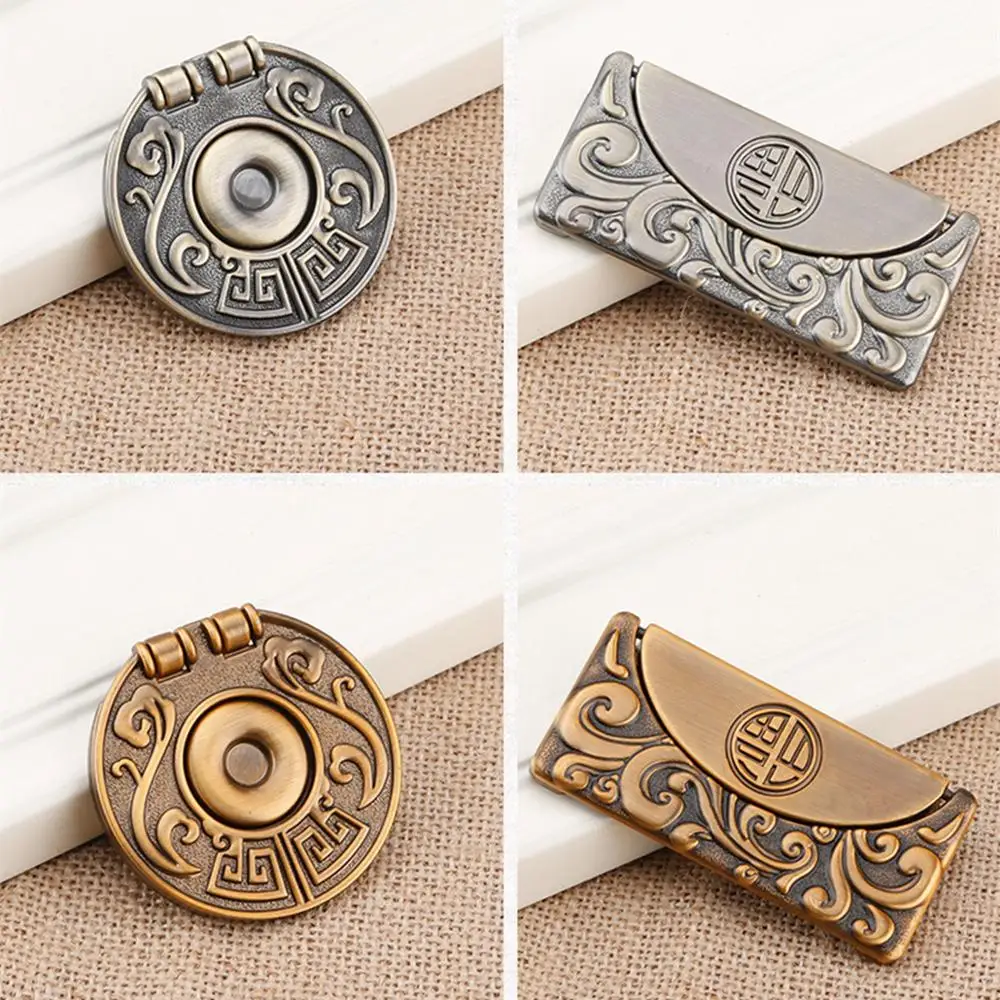 Ручка ящика невидимая дверь шкафа китайская антикварная темная ручка дверная