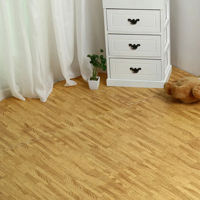 Коврик-светильник цветной коврик для игр имитация деревянного пола 30X30 см EVA