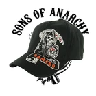 Кепка с вышивкой черепа SOA TV Sons of анархии, повседневная Кепка-Снэпбэк, модная кепка мэйанс, Спортивная Кепка для гонок