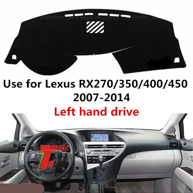 

Taijs Left Hand Drive High Polyester Fibre Car Dashboard Cover Dash Anti-UV Mat for Lexus RX270/350/400/450 2008 2010 2013 2014