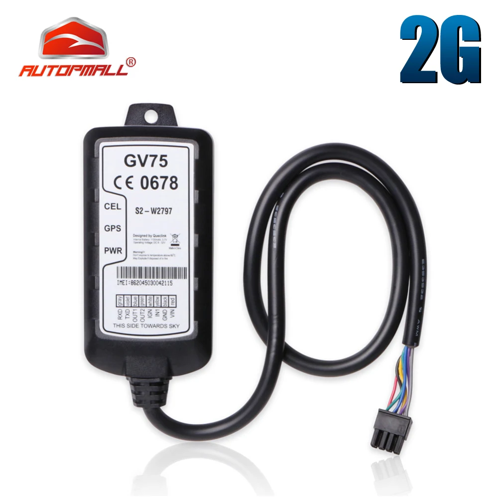 Автомобильный GPS-трекер GSM Queclink GV75 с функцией отслеживания в - Цена: 8080.16