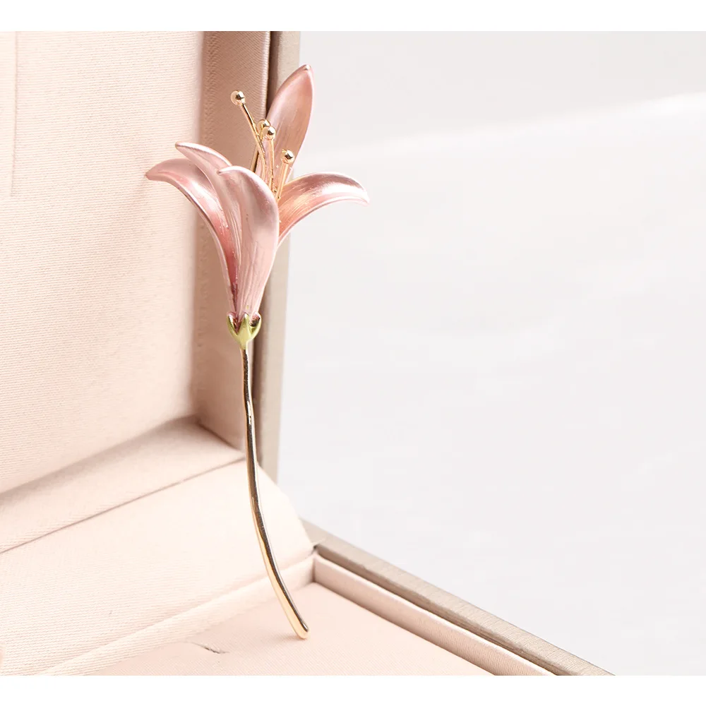 

Женская Брошь Нарцисс в виде розового цветка, Элегантная Брошь в Корейском стиле, аксессуар для шарфа и зимнего пальто, Подарочная бижутери...