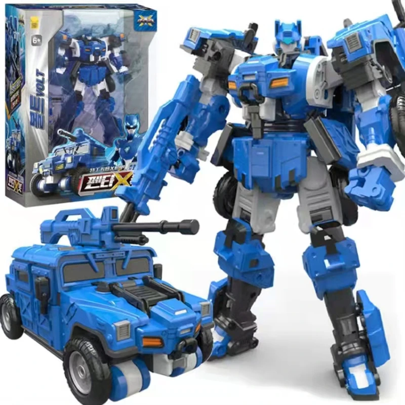 

Mini Agent Armored car Robot Combined Transformation Action Figure MiniForce X Autobots Mecha Deformation For Children's Boy Toy