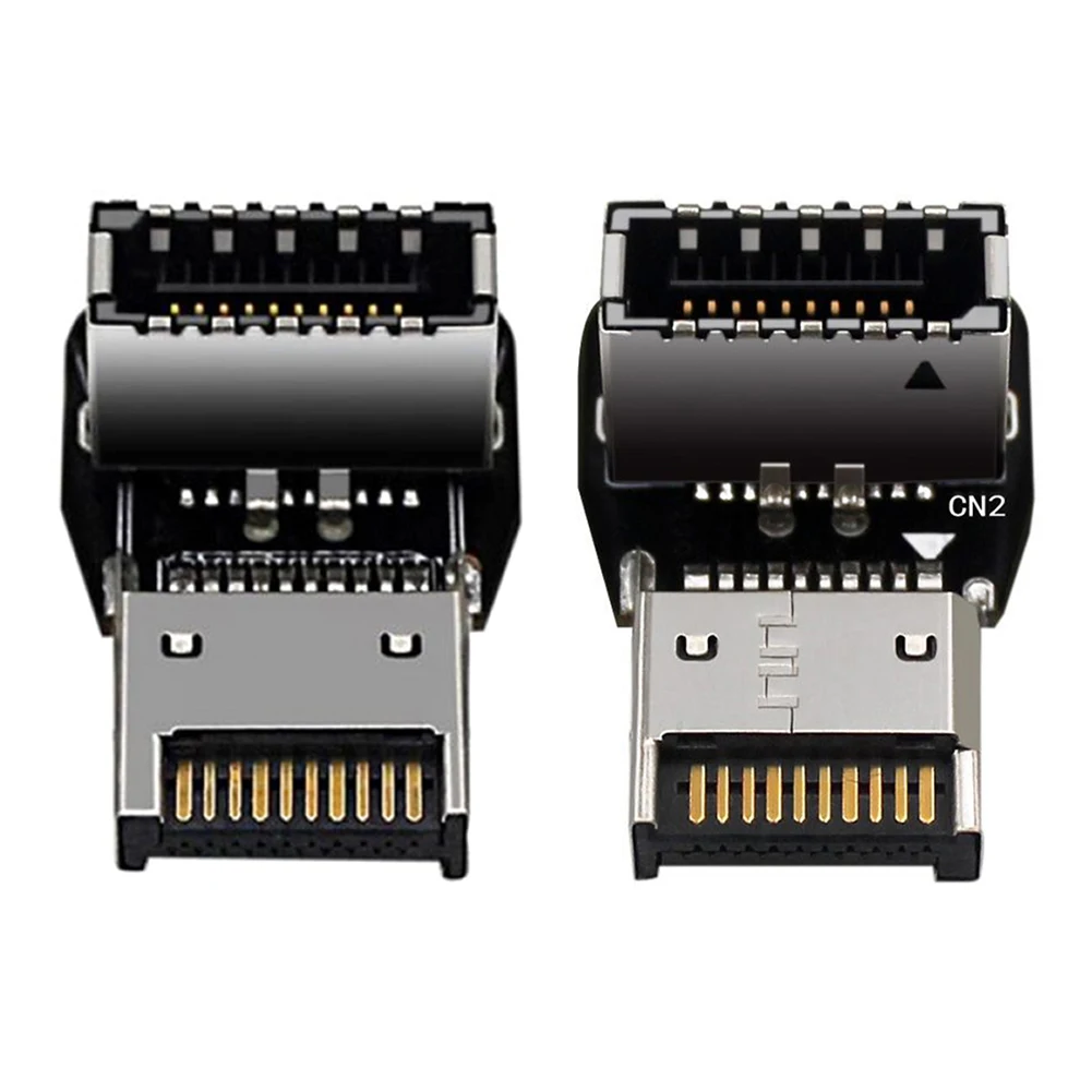 USB 3.1 Type-E адаптер для материнской платы под углом 90 градусов штекер-гнездо разъем
