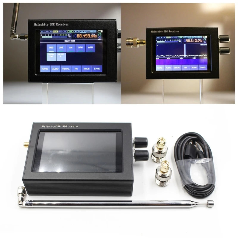 

Приемник малолита SDR 50 кгц-2 г, радиоприемник малохит для коротких волн, электроинструменты с экраном 3,5 дюйма, сетевые анализаторы