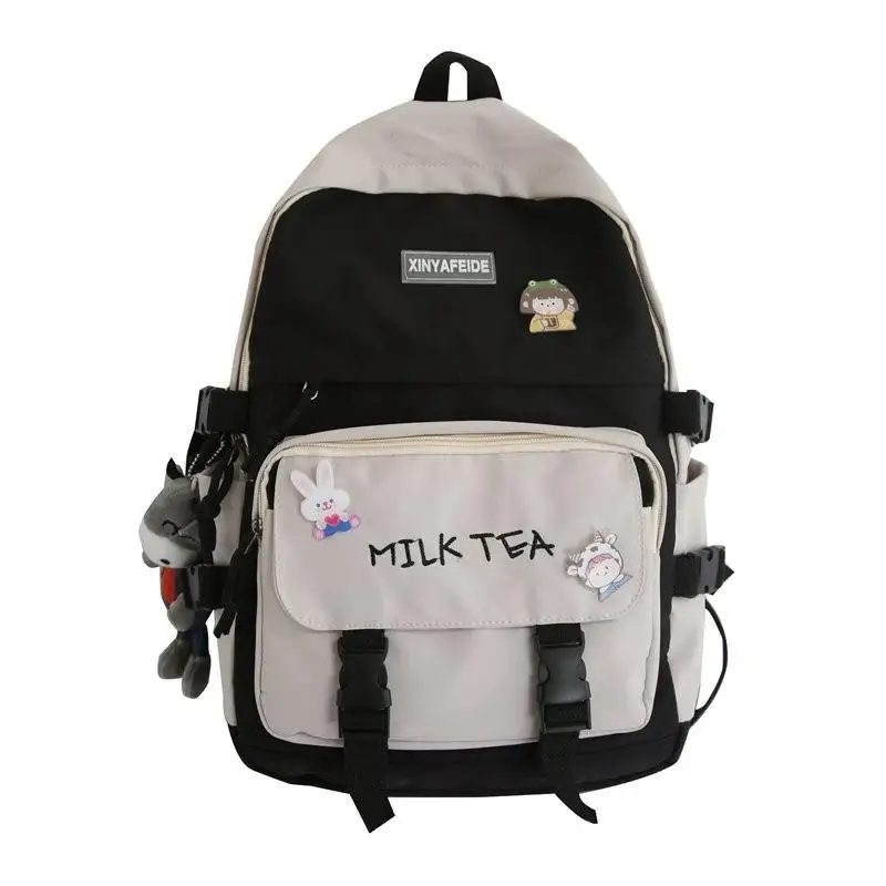 

Style 2021 Fashion Ladies Backpack Oxford Cloth Waterproof Student Bookbag Large Capacity Travel Backbags