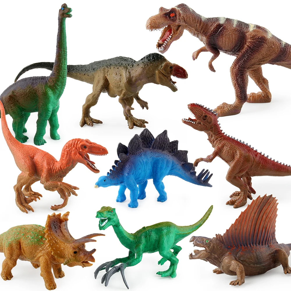 Simulation Jurassic Park Model Toys Velociraptor Tyrannosaurus Dragon Dinosaur Collection Animal Kids Gift | Игрушки и хобби