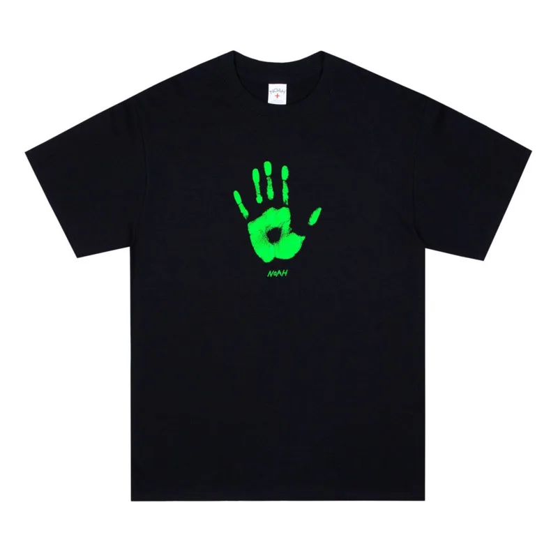 

Retro Noahed Street Fashion Brand Cotton Short Sleeve Hand Print Cross Men Women Loose BF T-shirt Ins Sweatshirt Couple Lovers