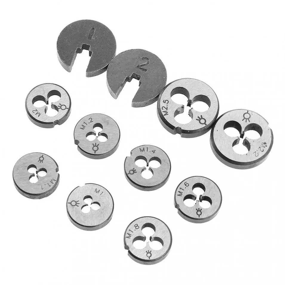 

30pcs/set precise Metric NC Screw Tap & Die Set External Thread Cutting Tapping Hand Tool Kit with HSS Screw Plugs Taps