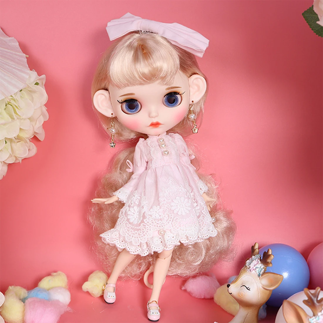 Кукла Blyth с 19 суставами куклы макияжем полной одеждой детские игрушки для девочек