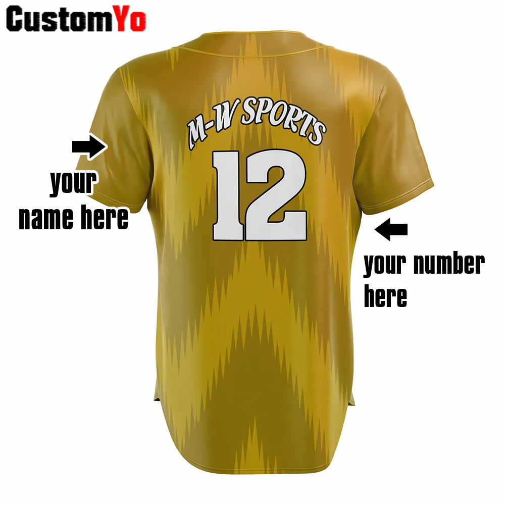 Мужская дышащая бейсбольная майка с коротким рукавом и принтом