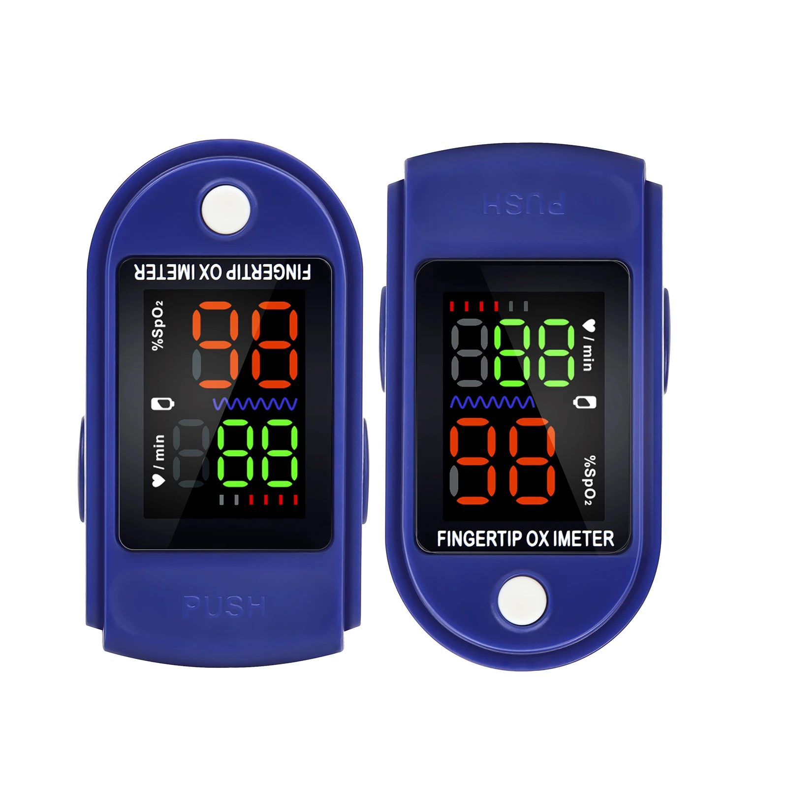 New Digital Fingertip Pulse Oximeter Mini SpO2 Oxygen Saturation Monitor PR Rate Measuring 5s Rapid Reading LED Display |