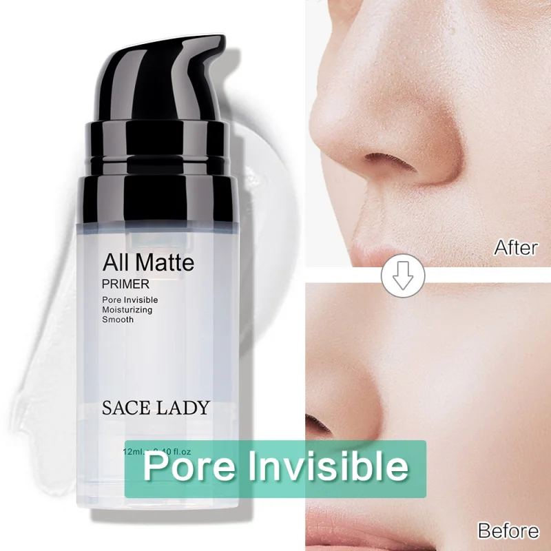 

Facial Makeup Primer Base Oil Control Matte Liquid Cover Cream 24K Gold Professional Pores Foundation Primer Cosmetic