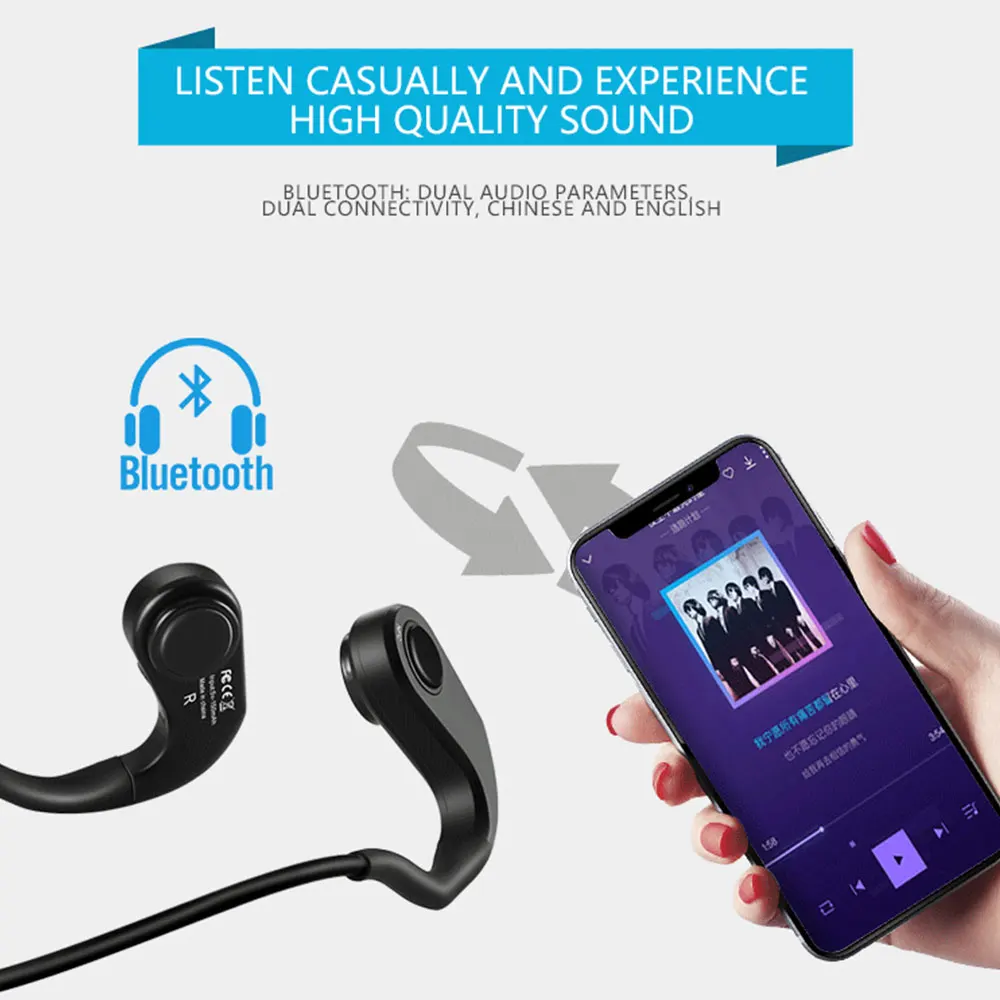 Доставка за 72 часа Bluetooth 4 1 S. Носить Z8 беспроводные наушники костной проводимости