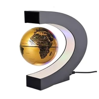 led world map magnetic levitation floating globe home electronic antigravity lamp novelty ball light birthday decoration