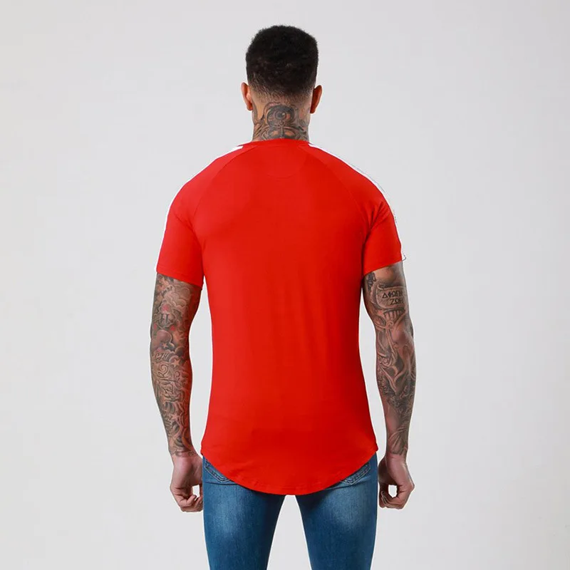 

Casual O neck cotton t shirt Men Gyms Fitness Short sleeve T-shirt Male Bodybuilding Workout Tees Tops Summer Clothes Apparel