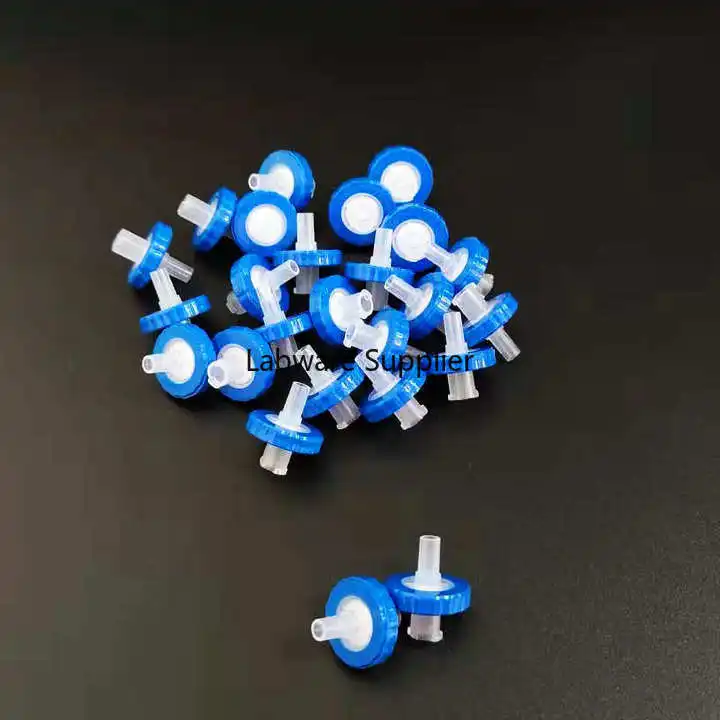 

100pcs/lot Disposable PES Syringe Microporous Filter, Syringe millipore filtration, Dia 13mm Pore size 0.45um