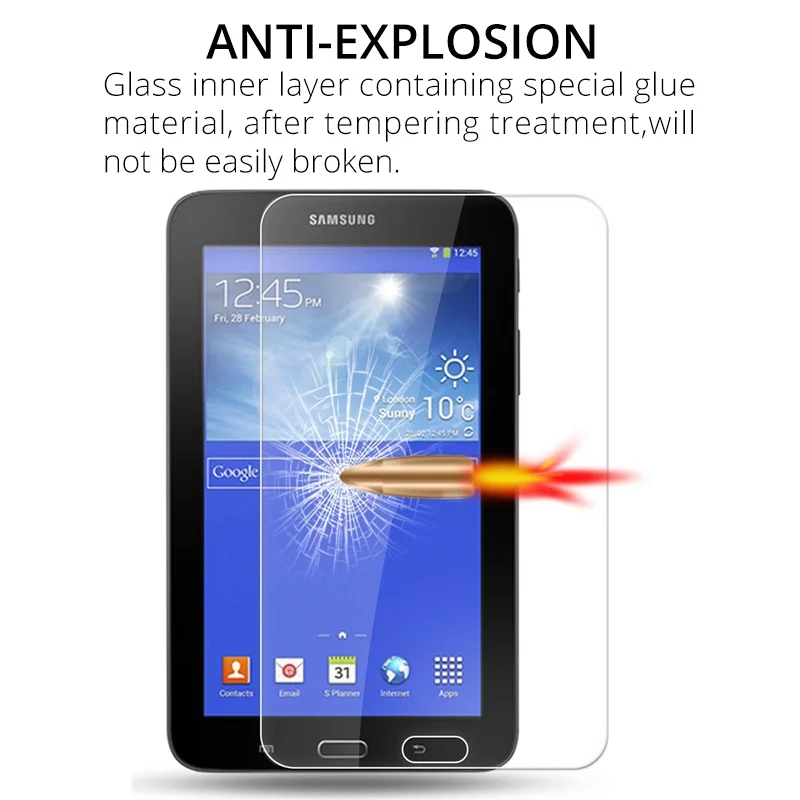 Закаленное стекло для Samsung Galaxy Tab 4 7 0 T230 T231 T235 прозрачное устойчивое к царапинам