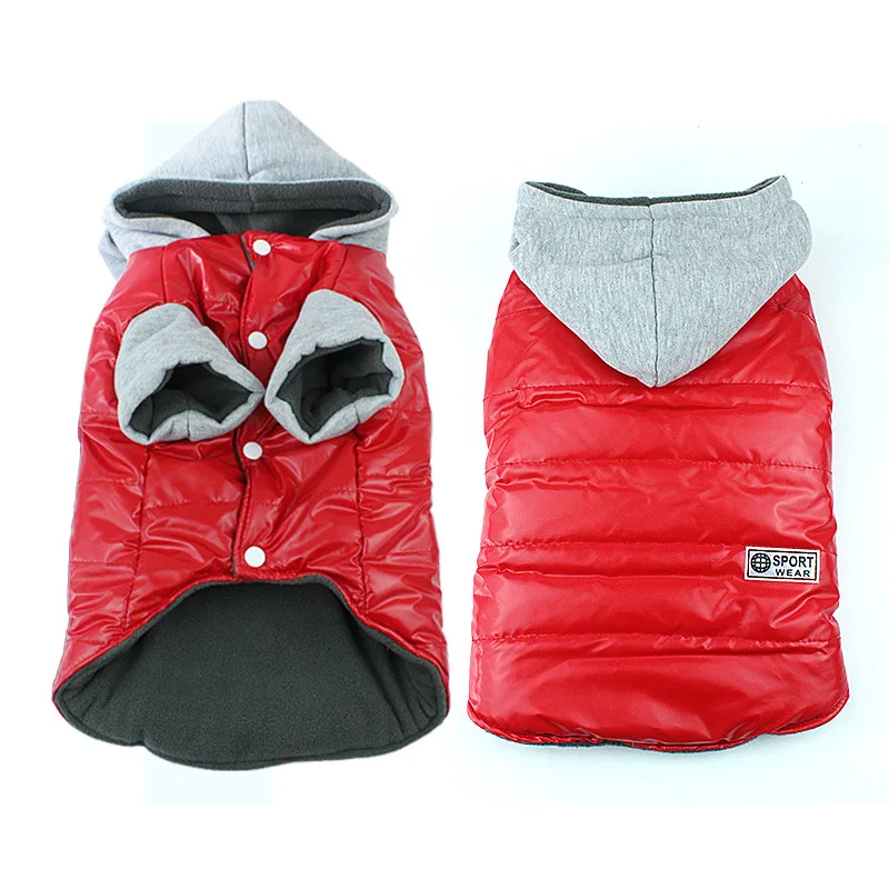 Одежда для собак теплый и удобный жилет домашних животных осенне зимний верх с