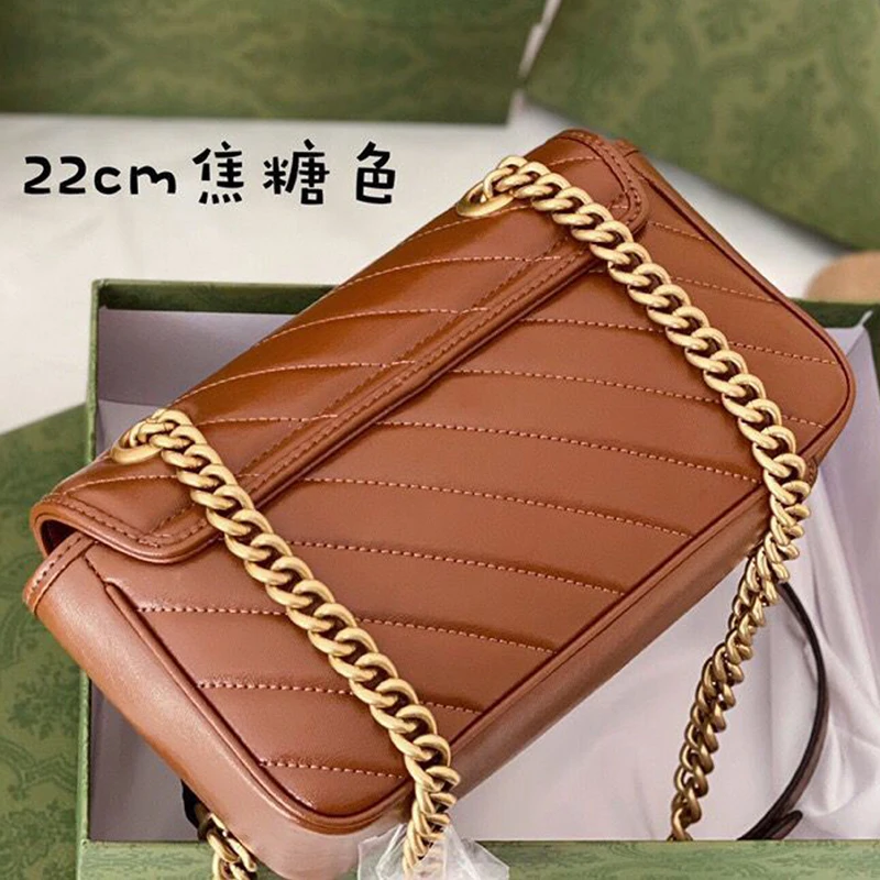 

Женская сумка-мессенджер на одно плечо, с металлической цепочкой