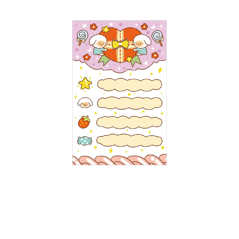 Mr Paper 30 шт./лот милые накладки для записей в Корейском стиле из овечьей шерсти