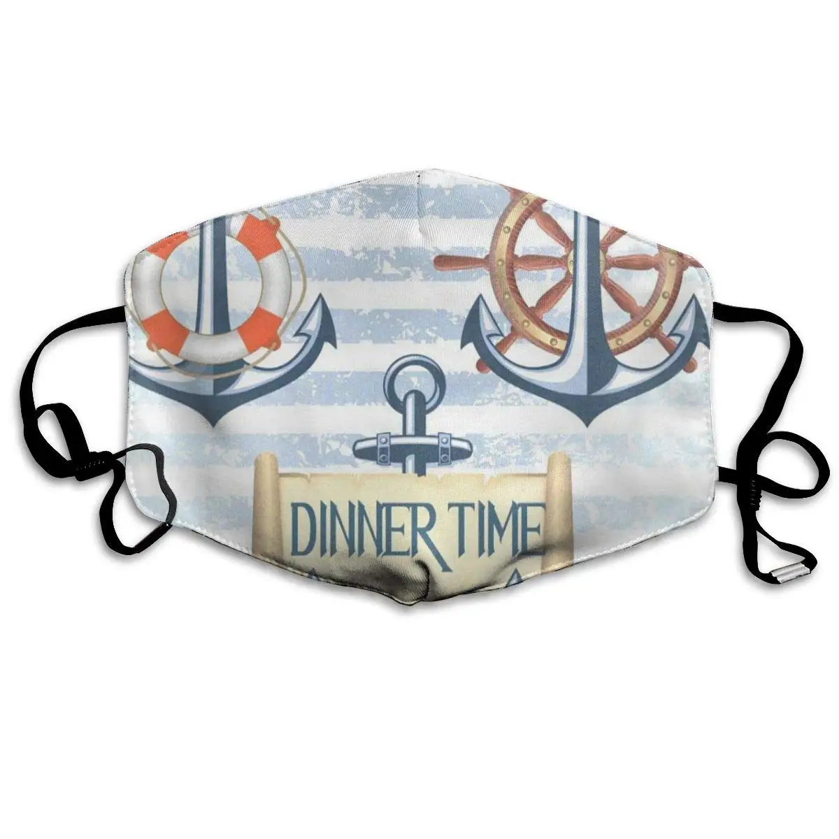 

Face Mask Blue Sky Dolphin Ocean Sea Vintage Cycling Half Face Earloop Dust Mask For Boys