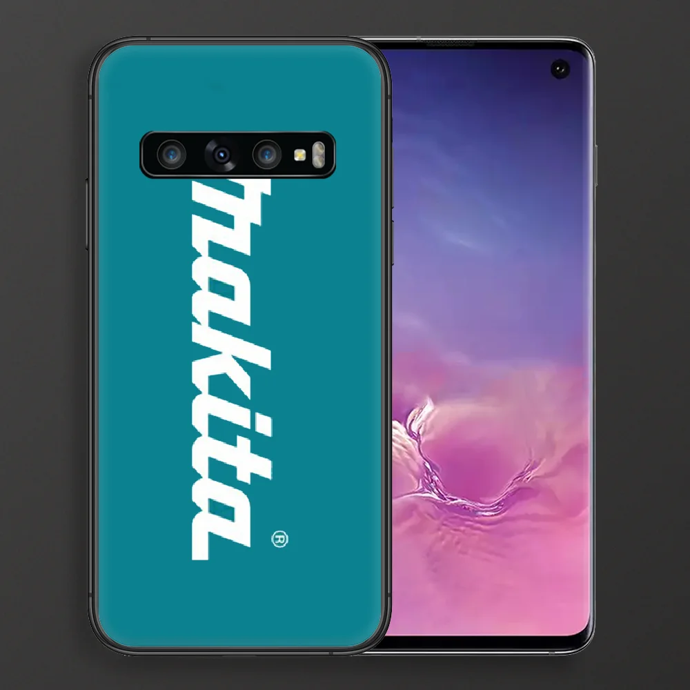 

makita Phone case For Samsung Galaxy Note S 8 9 10 20 Plus E Lite Uitra black back luxury hoesjes 3D bumper soft funda trend