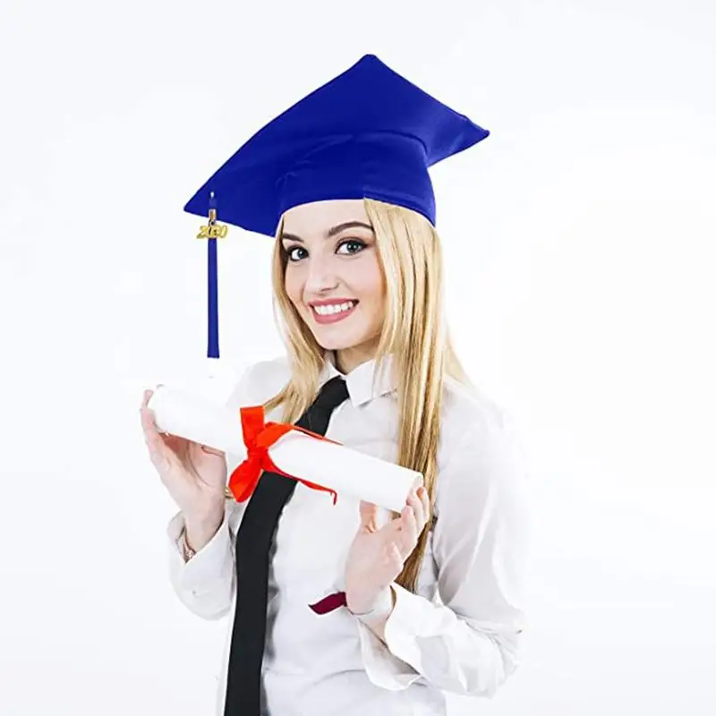 

Neutral Adult Graduation Cap With Tassel Korean Style Bachelor Cap Bucket Hat