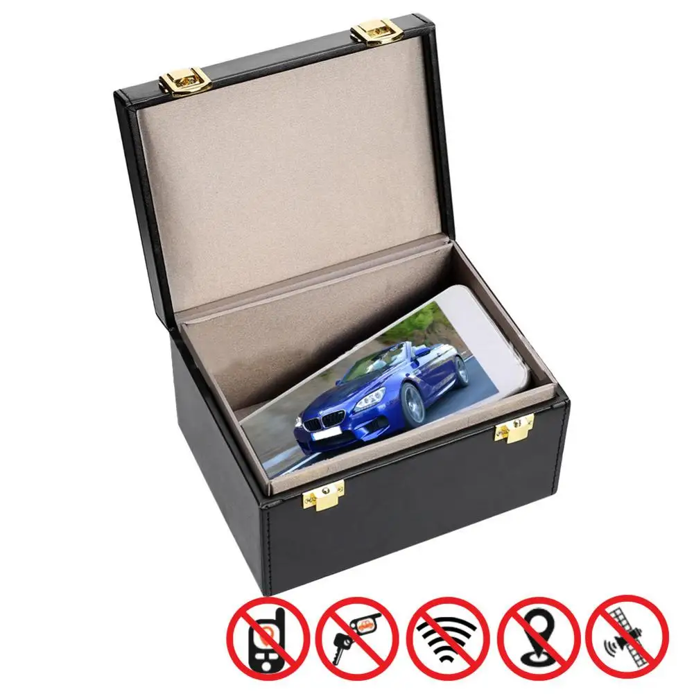 

Signal Blocking Faraday Box Signal Blocker Box Anti-Radiation For Car Keys Fob,GPS, Cell Phones, Cards, RFID Anti Theft Box