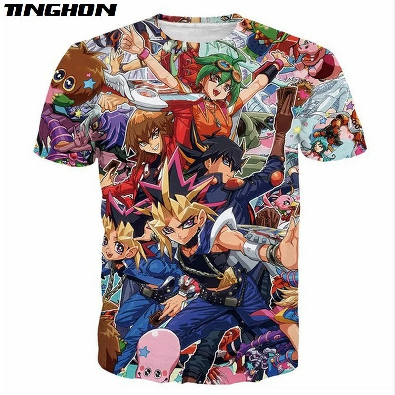 

Mens/Womens Games Duel Monster Characters Paparazzi T-shirt Yu Gi Oh Monster's Anime 3D Print T Shirts Harajuku Tee Tops XS-7XL