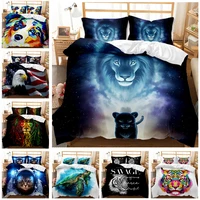 fantasy animals scenery 3d print comforter bedding set dog cat queen twin single size duvet cover set pillowcase luxury gifts